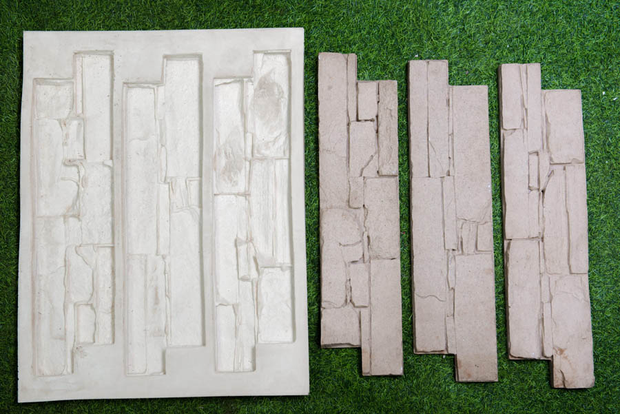 New design made for wall decoration artificial stone veneers silicon rubber mold