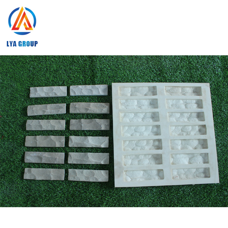 good quality lower price concrete walls lightweight artificial stone tile molds