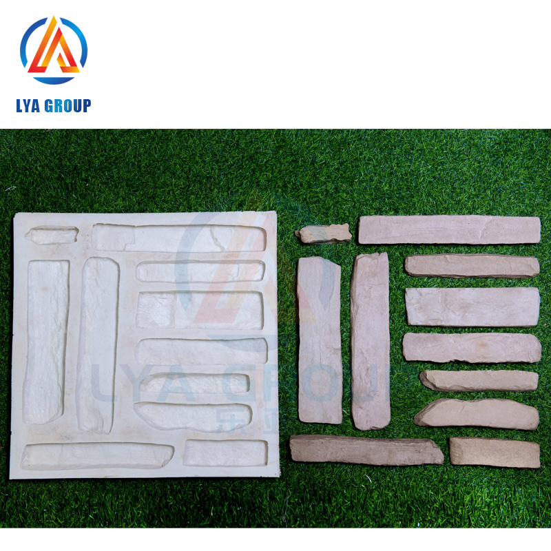 hot sale rubber artificial stone mold,high quality stone veneer mould