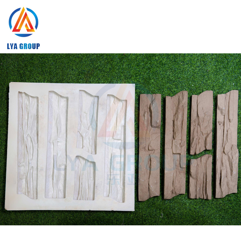 artificial rock exterior wall cladding stone decorative silicone mold