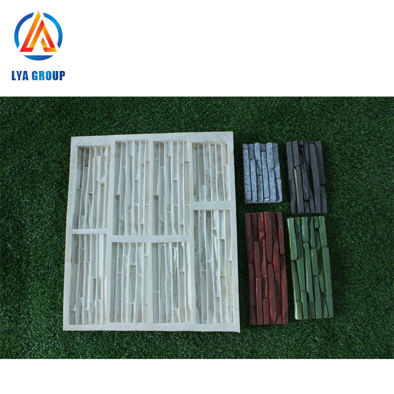 Concrete Decorative Wall Silicone Moulds For Manufacturing Artificial Stone