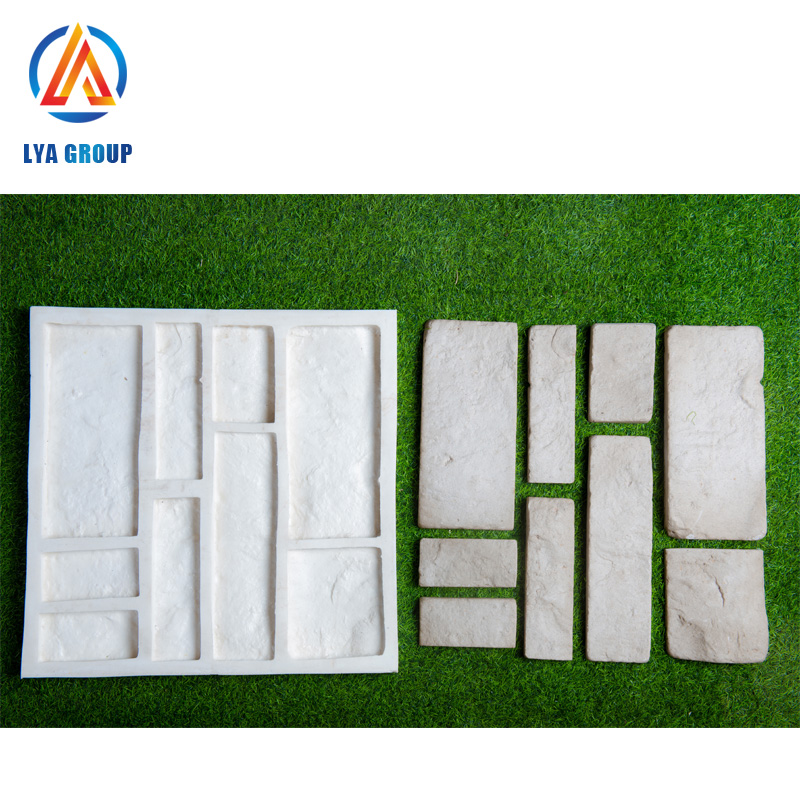 High quality wall decorative culture artificial stone mold wall veneer stone silicone mould