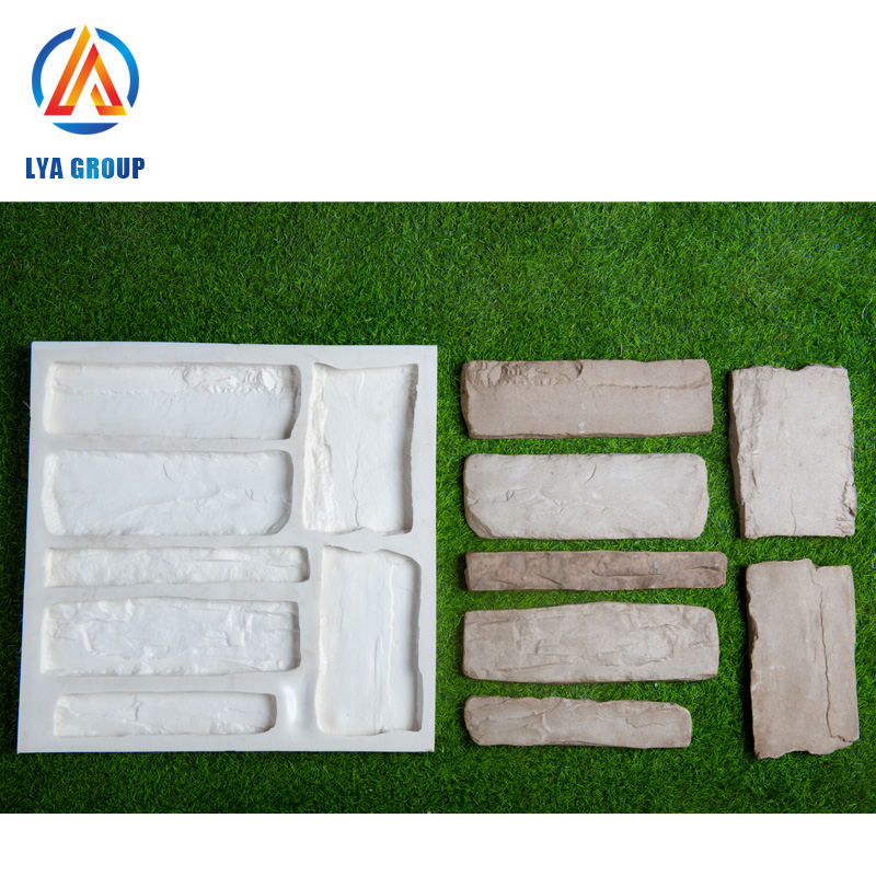 Veneer Rubber Mold Silicon Stone Concrete Precast Wall Mould