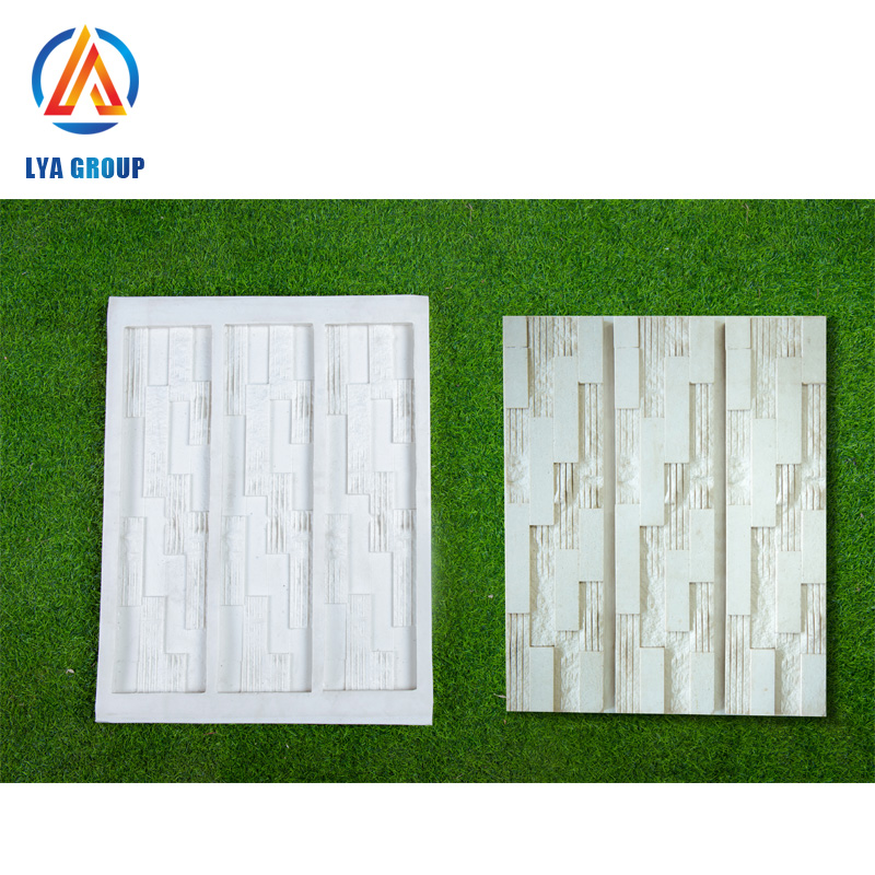 wear-resistance modified pvc silicone rubber artificial cultural stone molds for decorative wall