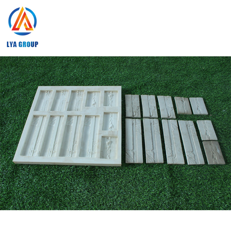 concrete wall panle venner tile silicone rubber molds for artificial stone