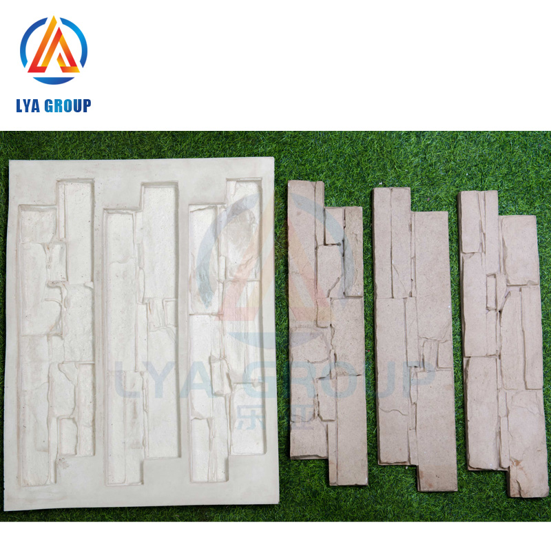 Artificial stone wall silicon mould durable silicone stone molds